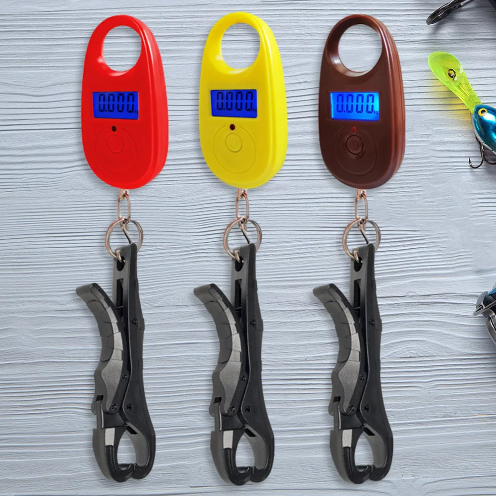 Portable Hanging Electronic Scale 25-75kg Load Capacity 3 Weighing Modes With Fish Control Forceps For Fishing fishing scales
