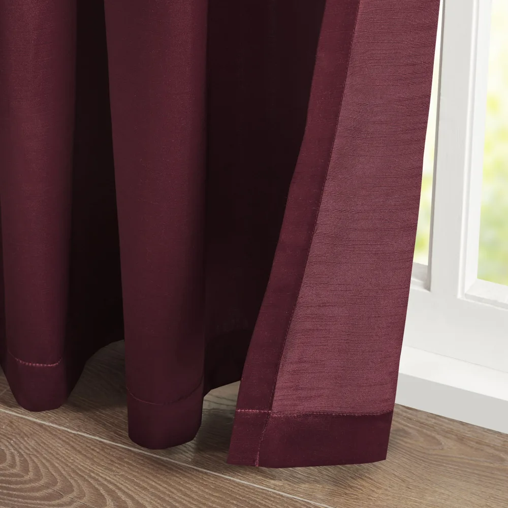Pleat Curtain Panel with Tieback (Only 1 Pc Panel) 5