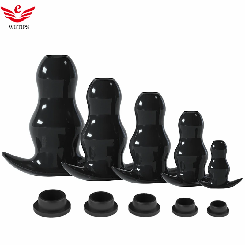 WETIPS Silicone Anus Expander Buttplug Tunnels Clean Kits Full Enema