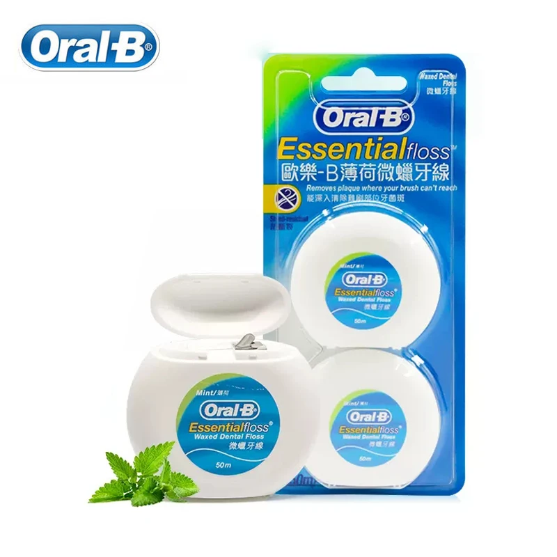 Oral B Dental Floss Mint Waxed Flur 50m 1 - View #2