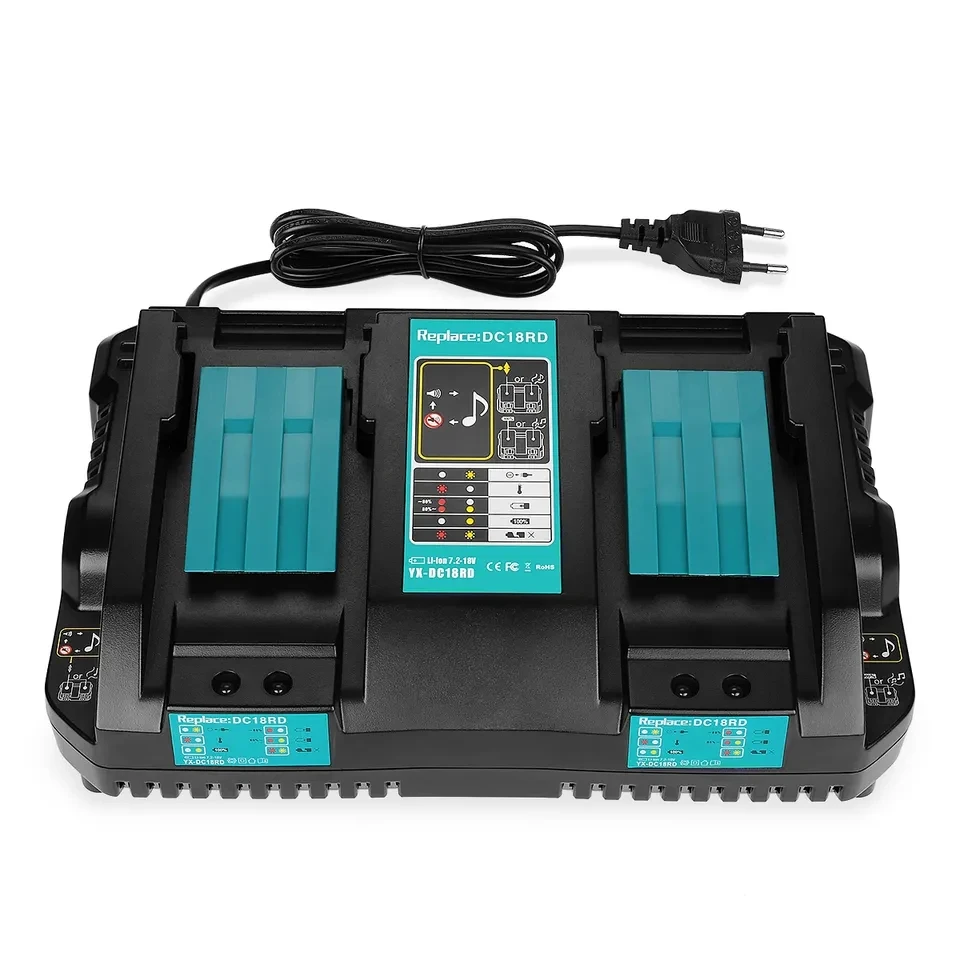 

4A For Makita Battery Charger 14.4V 18V BL1860 BL1415 BL1430 BL1830 BL1840 BL1850 BL1845 DC18RA DC18RC DC18RD BL1880 BL189