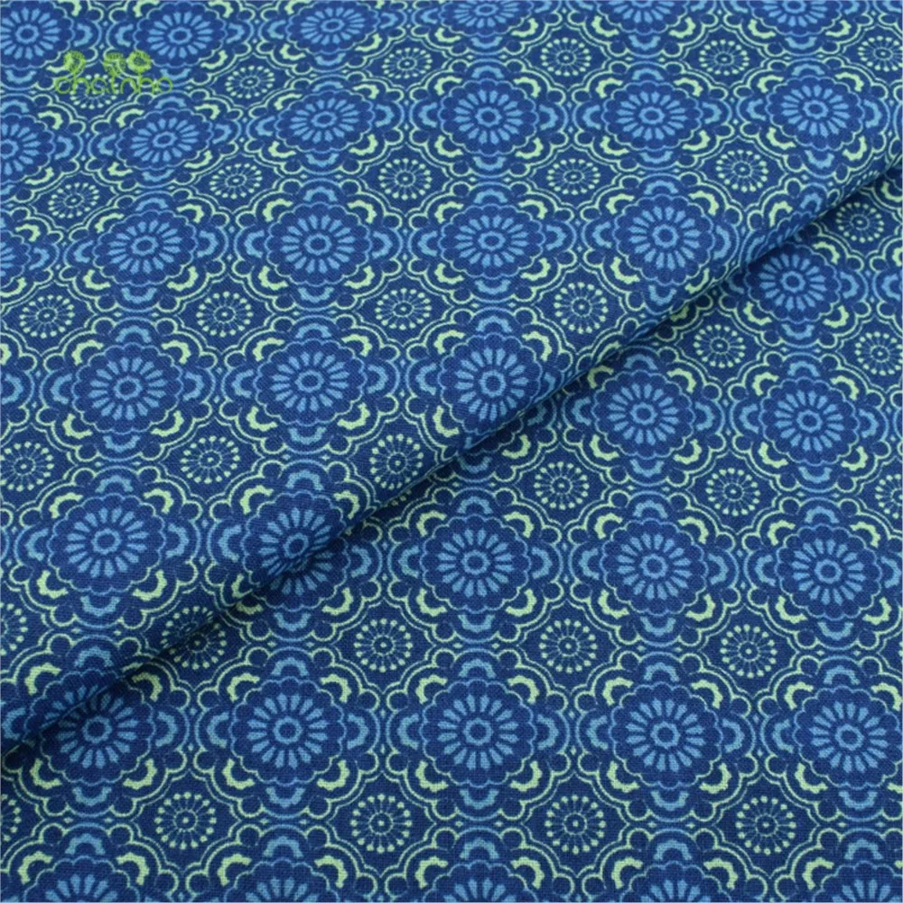 Chainho,Printed Plain Cotton Fabric,DIY Quilting Sewing Material,Patchwork Cloth,8 Bronzing Series Textile,20x25cm/Piece,15CD15