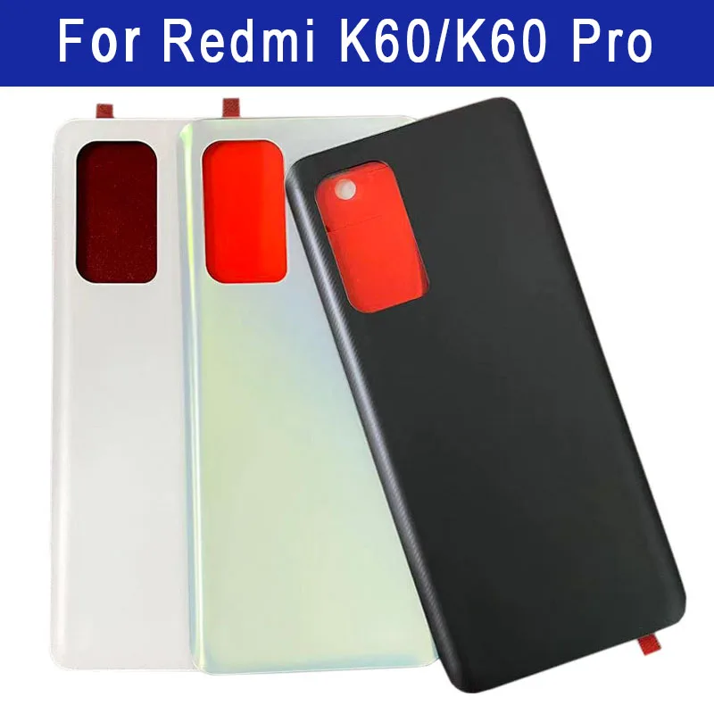 

Чехол для телефона Xiaomi Redmi K60 k60, задняя крышка аккумулятора, стеклянная дверь, задняя крышка корпуса, замена для Redmi K60 k60 Pro Shell
