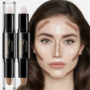 High Quality Professional Makeup Base Foundation Cream for Face Concealer Contouring for Face Bronzer Beauty Women's Cosmetics 1