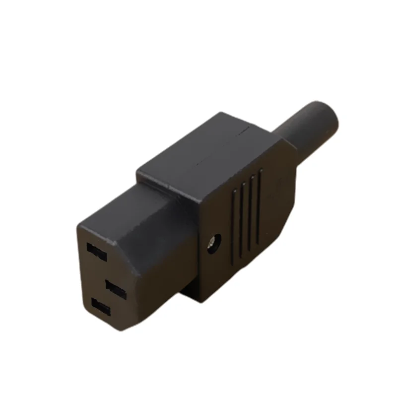 IEC 스트레이트 케이블 플러그 커넥터 C13 C14 10A 250V 검정색 여성 남성 플러그 Rewirable 전원 커넥터 3 핀 AC 소켓
