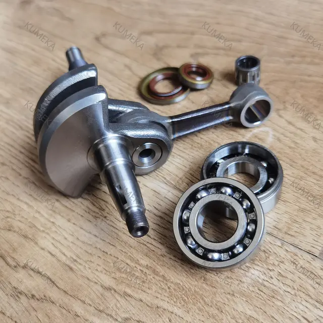 Spare parts 10 ミリメートルニードルベアリングクランクシャフトクランクシャフト交換部品 MS180 MS170 018 クランク 10mm クランクシャフト クランクシャフト STIHL MS180 MS 018 018C 180 ガーデンツール チェーンソー部