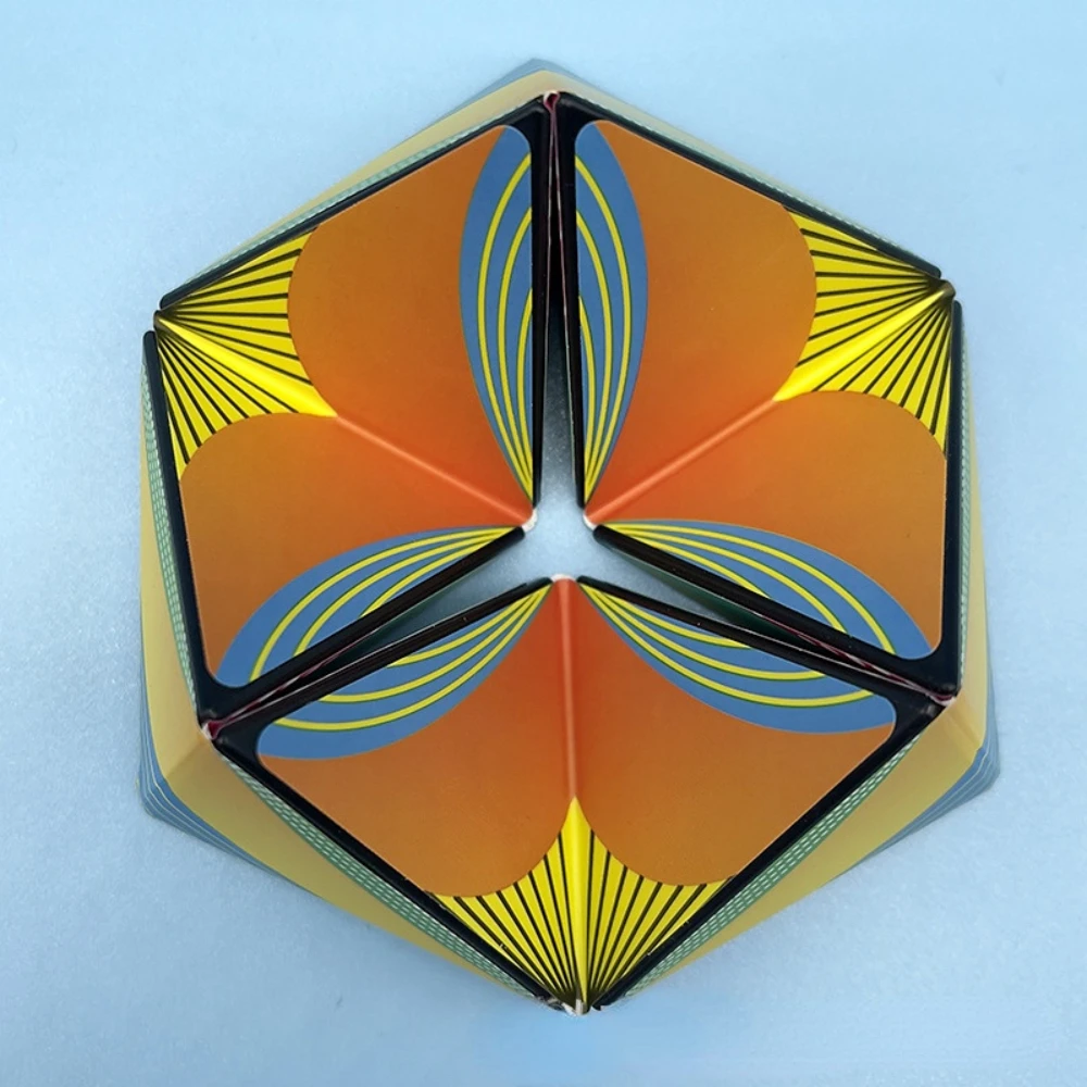 Infinite Flip Magic Cube Puzzle Stress Relief Cube Adult Relax Tool 3D Kaleidoscope Infinite Flip Child's Toys Fingertip Toy puzzle toys,puzzle cube,magic puzzle cube,mini fingertip toy