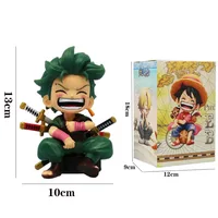 ⁦مجسمات شخصيات أنمي "ون بيس" بوضعية الجلوس | One Piece Anime Characters Mini Figures⁩ - الصورة ⁦4⁩