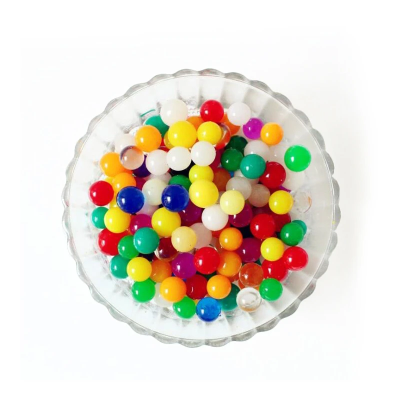 100pcs/lot Large Hydrogel Pearl Shaped Big 3-4cm Crystal Soil Water Beads Mud Grow Ball Wedding Growing Bulbs Home Decor