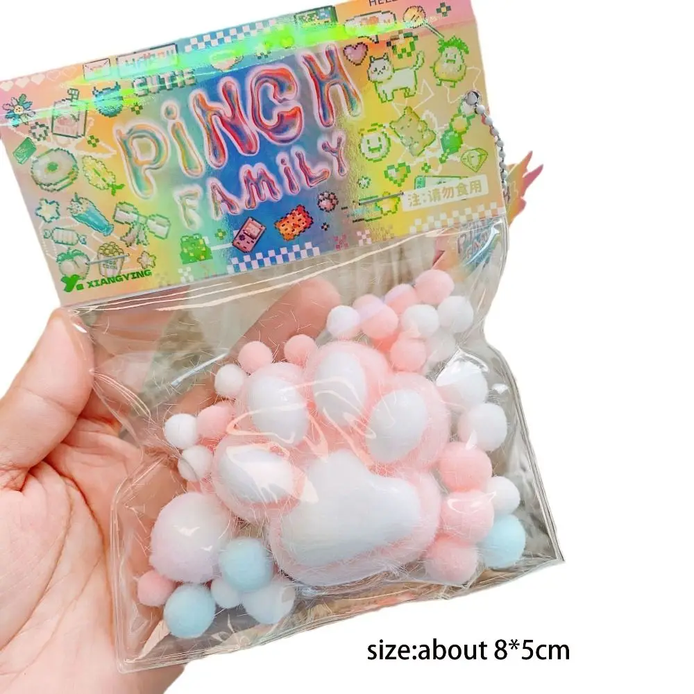 Funny Gift Squeeze Toy Squeeze Cat Paw Toys Sticky Abreact Decompressing Pinching Cat Paw Soft Relief Relax Toys 4