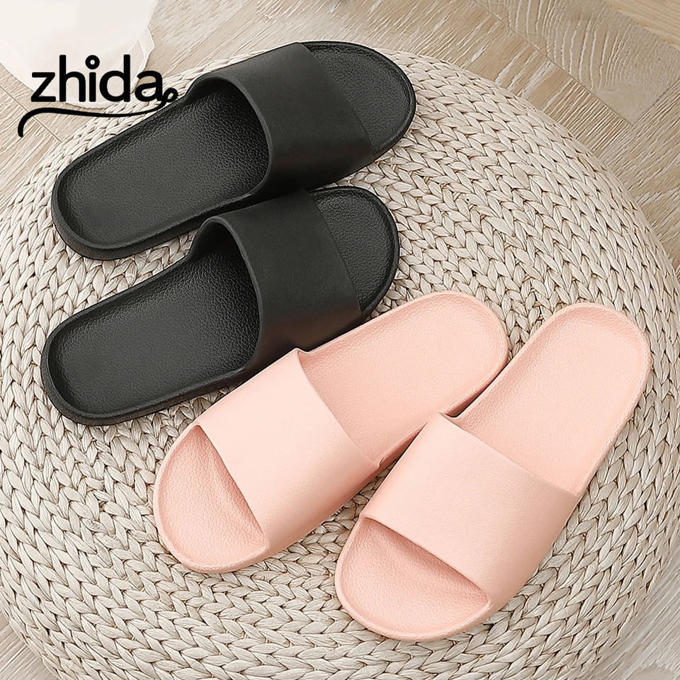 ZHIDA Soft Sole Eva Slippers for Women Lightweight Non Slip Home Slippers Woman Summer Thick Platform Beach Flip Flops