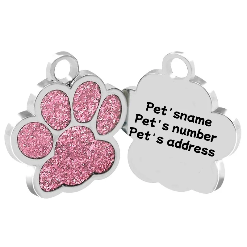 Pet ID Tags Free Engraved Pet Dog Cat Address Name Collar Tags Pendant