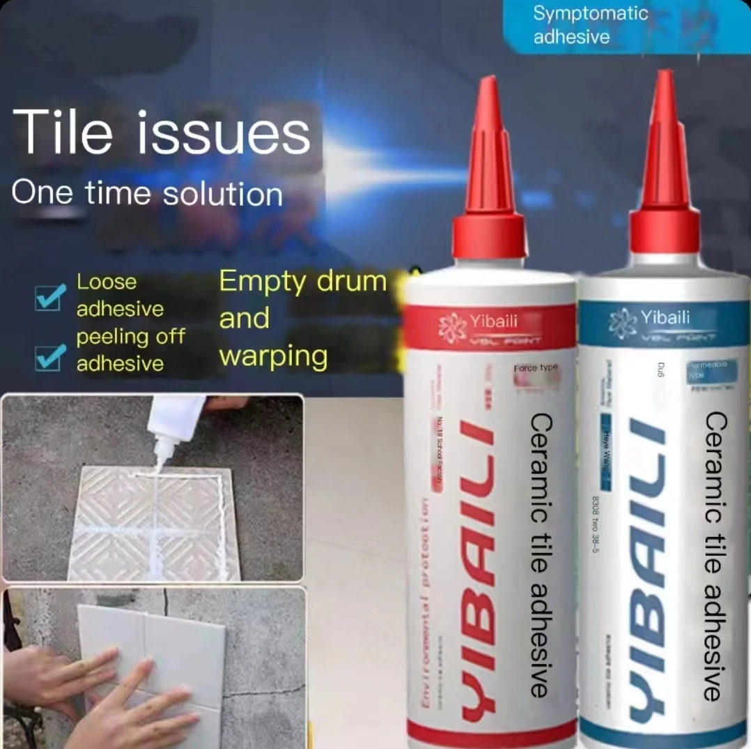 1/2Pcs Strong Tile Adhesive Glue Wall Floor Repair Glue Waterproof Coating  Agent For Tiles Peeling Hollowing Ceramic Adhesive - AliExpress