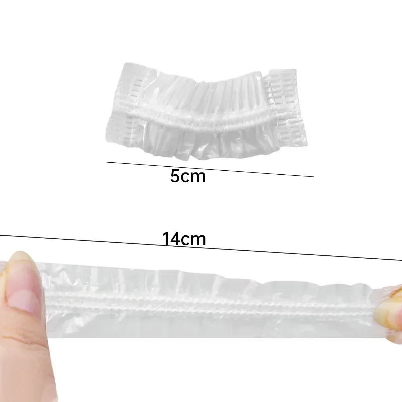 300/50pcs Disposable Luggage Wheels Protector Cover Universal Dust Cover Elastic Sleeve for Office Chair Wheel Protect Film