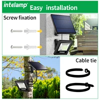 2 PCS Solar Lamp Outdoor Super Bright Wall Light IP65 Waterproof Street Light Solar Security Lights for Garden Yard Patio Porch 2