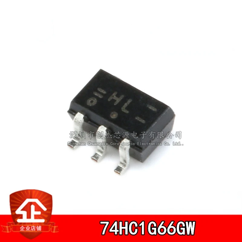 

10 шт., новая и оригинальная трафаретная печать 74HC1G6 6GW: HL SOT-353, чип одиночного логического затвора 74HC1G66GW SOT-353 HL