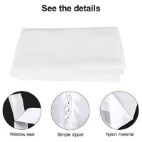 Promotion! Joint de fenêtre AirLock pour climatiseur portable, 400 cm, flexible, plaque de grilles et bancs, joint de fenêtre avec fermeture éclair et publicité 5
