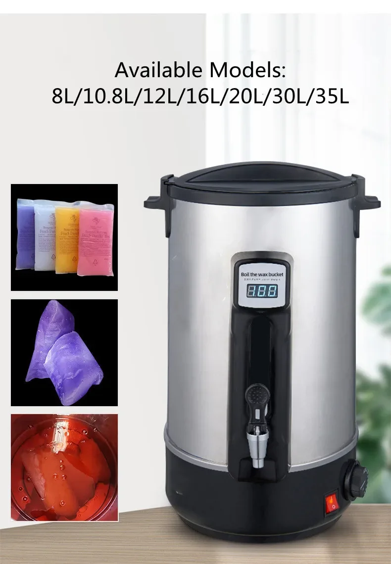Hot Selling Handmade Candle Making Melting Tools Portable Wax Heater Melter For Candle Making