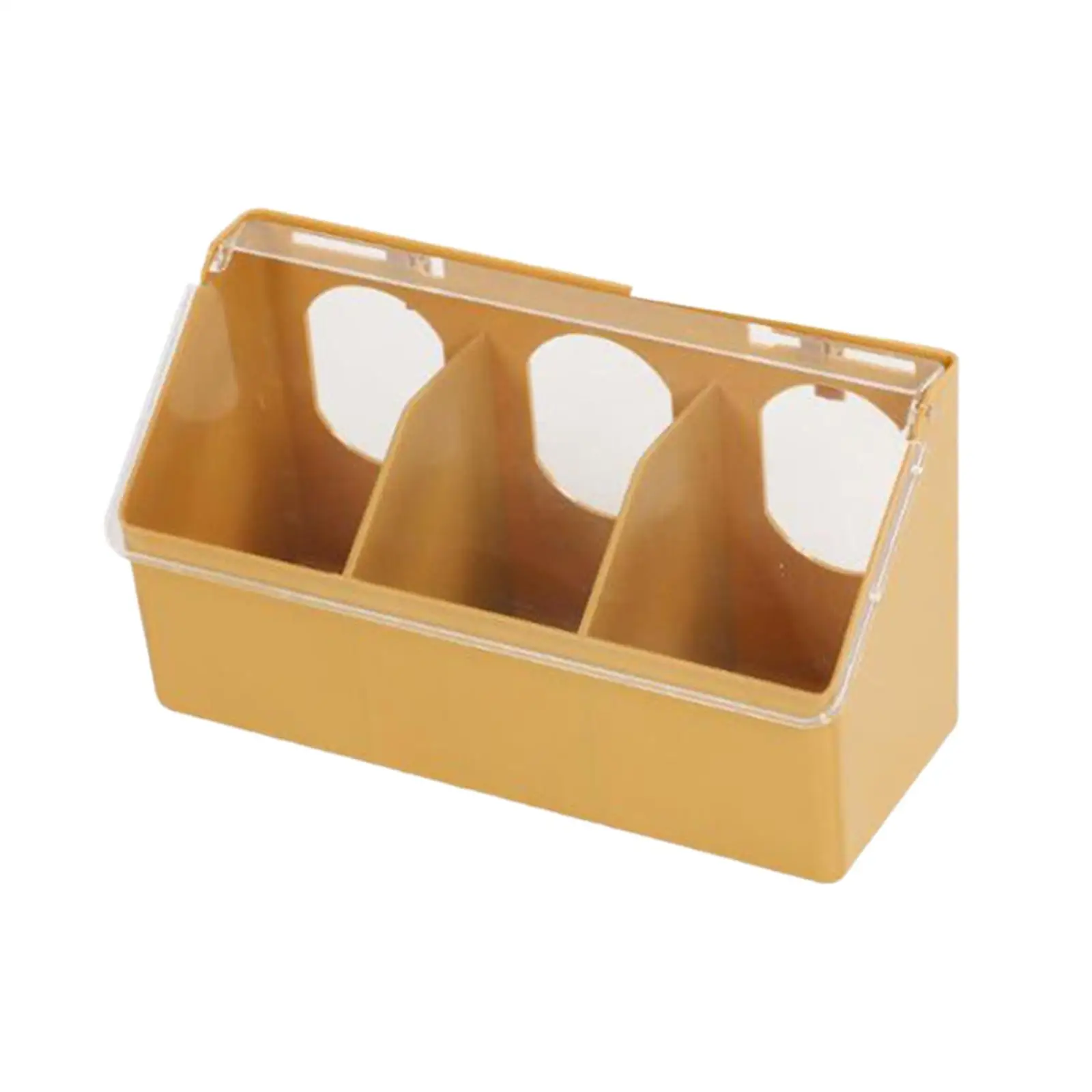 Pigeon Feeder Three Hole Hanging Cage Box for Bird Cage Breeding Pairing Parakeet