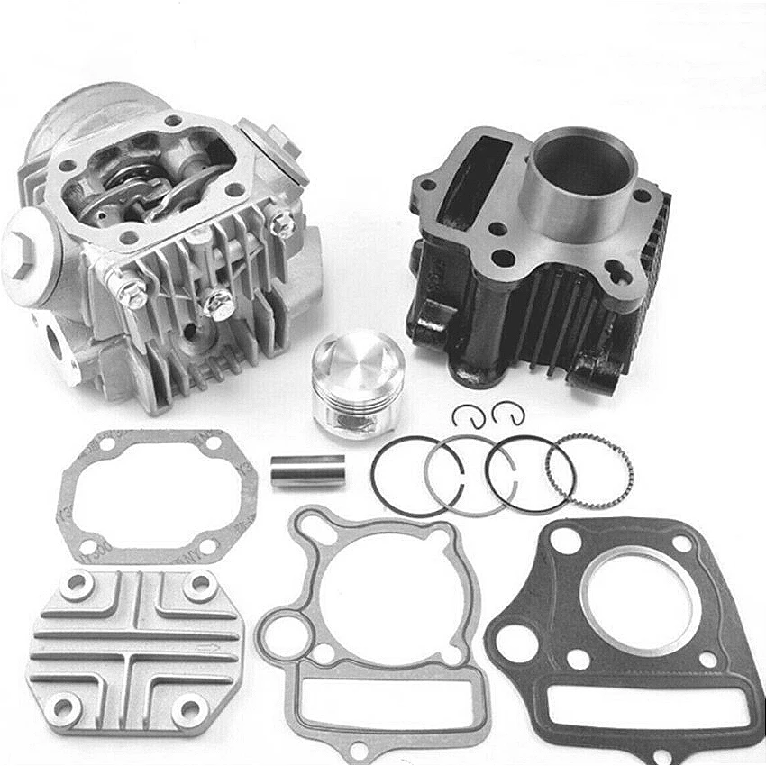 MotorcycleEngineParts50CC39mmBoreCylinderHeadGasketPistonRing