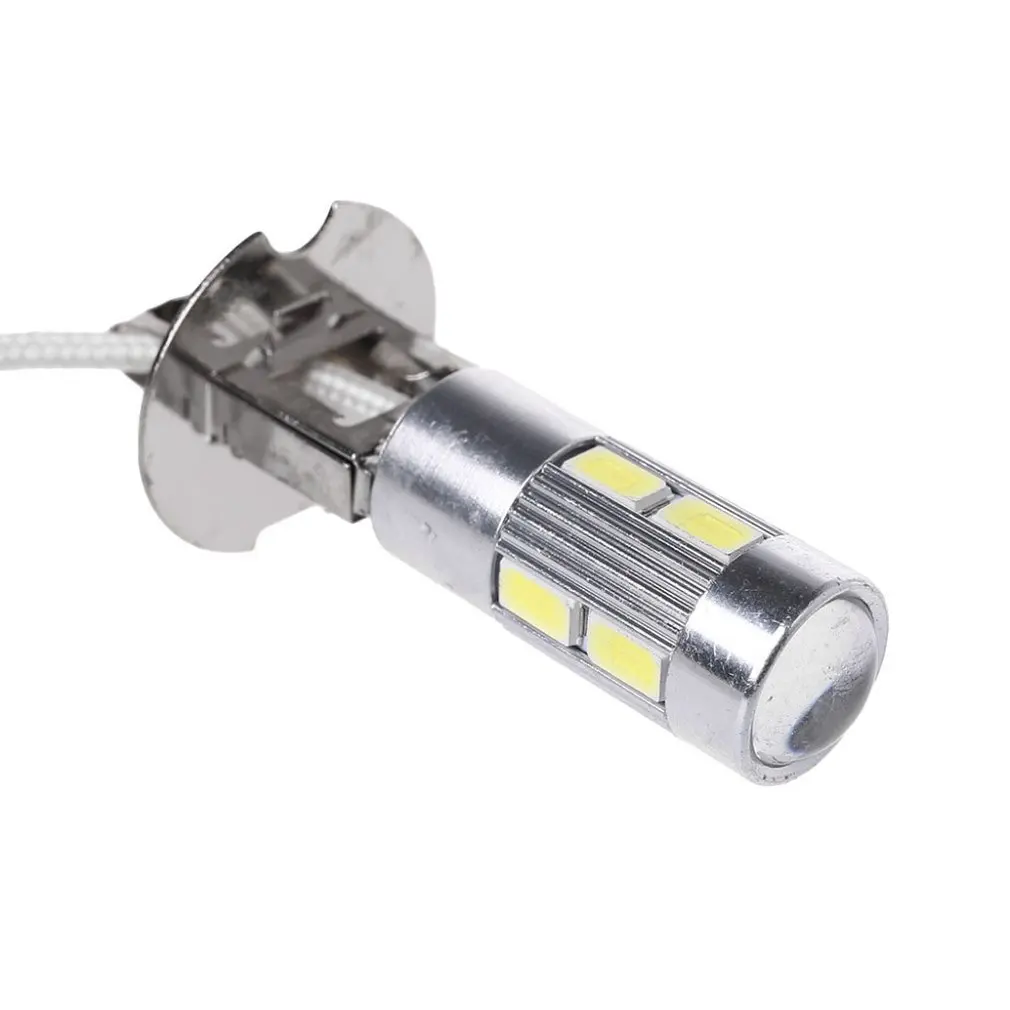 Высокопроизводительная Светодиодная лампа H3 H1 10smd 10led5630 хайлайтер светодиодные фары дальнего света противотуманная лампа декодирование противотуманных фар