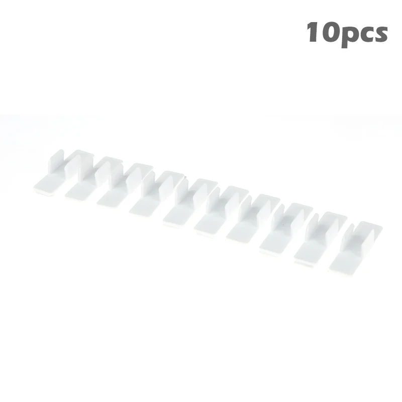 Pen Holder 10Pcs Self Adhesive Pen Holder Pencil Plastic Clip Holder Desktop Fixed Pen Case For Notebook Stylus Pencil Clip