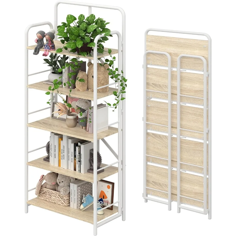 

Складной книжный шкаф без сборки, металлический складной книжный шкаф для хранения и книжные полки для гостиной, книжные полки, шкафы для дома
