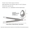 Thumb Support Brace Removable Thumb Rail Sleeve Splint for Joint Orthesis Arthritis Instability Tendonitis Pain Relief Day Night 6