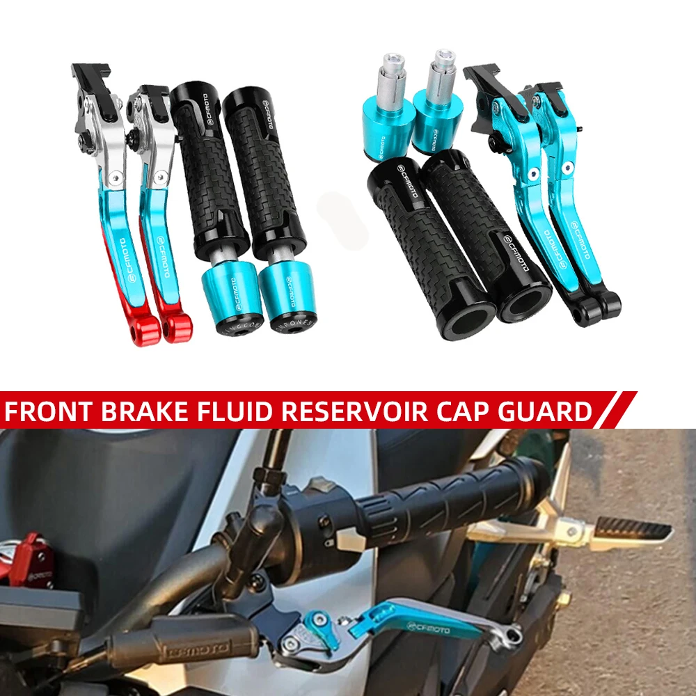 

Motorcycle Accessories Adjustable Extendable Brake Clutch Levers Hand Grip Handlebar Ends For CFMOTO 800NK 2023 2024 800 NK Part