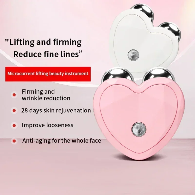 Face Lifting Machine Facial Massager EMSMicrocurrent Roller Skin Tightening Charging Facial Anti Wrinkle Rejuvenation Beauty 5