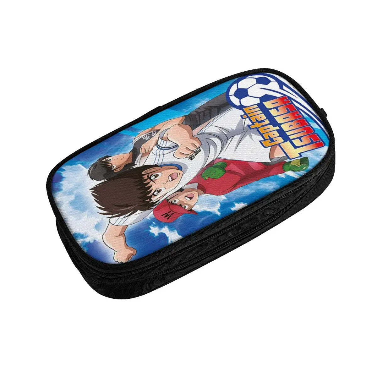Captain Tsubasa Cute Pencil Case Boys Gilrs Large Capacity Japanese Anime Manga Pencil Box Students Stationery