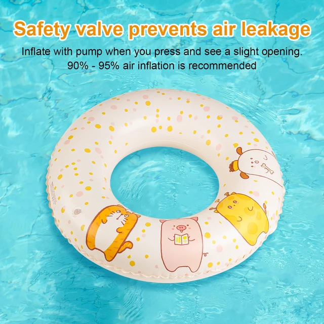 1PC Inflatable Pool Floats, Adult Summer Thick Swimming Ring, Suitable For Use As An Underarm Floating Ring At Pool Parties. 1