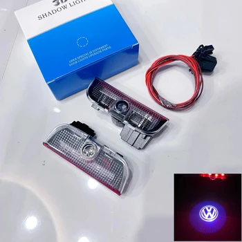 Auto LED logo porta proiezione benvenuto luce Per VW GOLF5/6/7/8 Passat B6 B7 B8 B9 C6 C7 C8 Tiguan GTI GTD GTE Touareg Ghost lampada