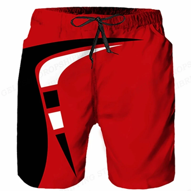 

Minimalist Print Summer Men's Shorts Quick Dry Trunks Swimming Motorcycle Racing Shorts Outdoor Casual Beach Pants Trend Male
