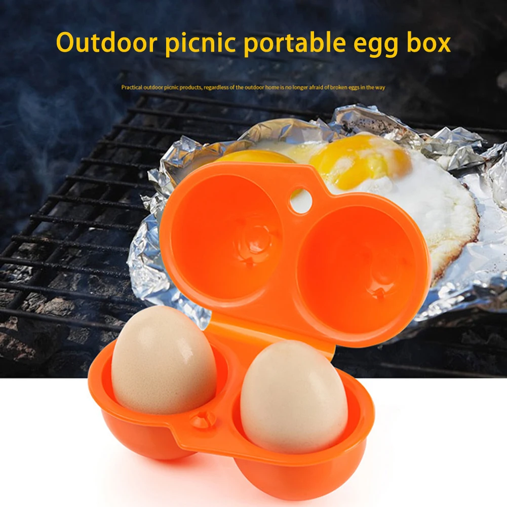 6/12 Grids Egg Storage Box Home Kitchen Organizer Egg Holder Container Case Portable Outdoor Camping Picnic Eggs Boxes Case 4
