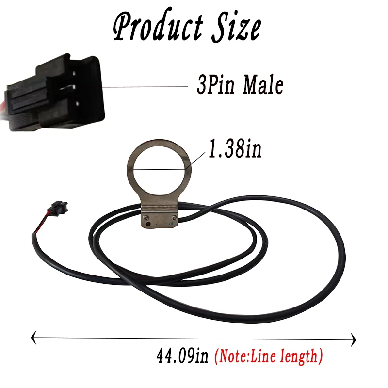 Pedal aid Sensor(customized) pas 3 pins GZ-JA Electric Bicycle Bafang Convertion Kits Right Side Mounted Dual Hall Power Sensor