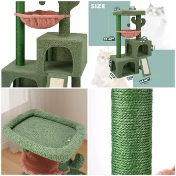 Cactus Cat Tree Tower 1