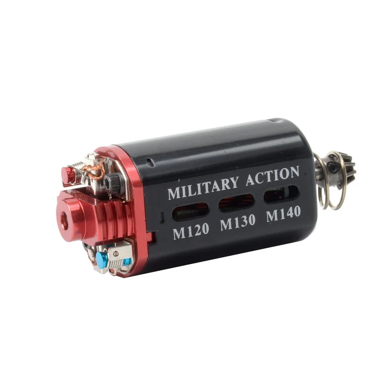 Tactifans High Speed AEG Motor Long/Short Axis Motor Gear For AK M16/M4/MP5/G3/P90 AEGSeries Fits For M120 M130 M140 Spring