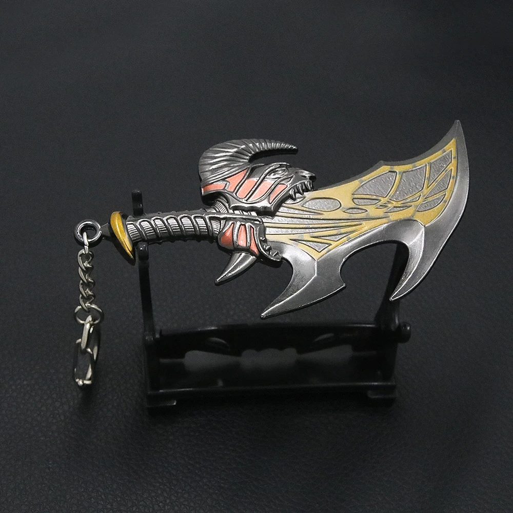Game God of War 5 Ragnarok Keychains Thor's Hammer Mjolnir Kratos Blades of  Exile Leviathan Axe Weapon Pendant Keyring Jewelry - AliExpress