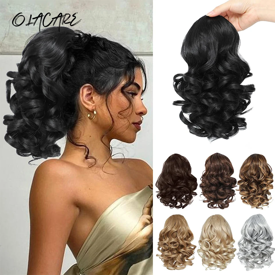 Synthetic Curly Ponytail Clip In Hair Extension
