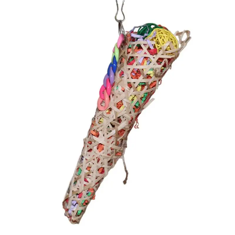 

Bird Cage Toys Colorful Safe Sparrow Puzzle Cage Toy Fun And Durable Bird Puzzle Toys For Bird Sparrow Parrot Parakeet And
