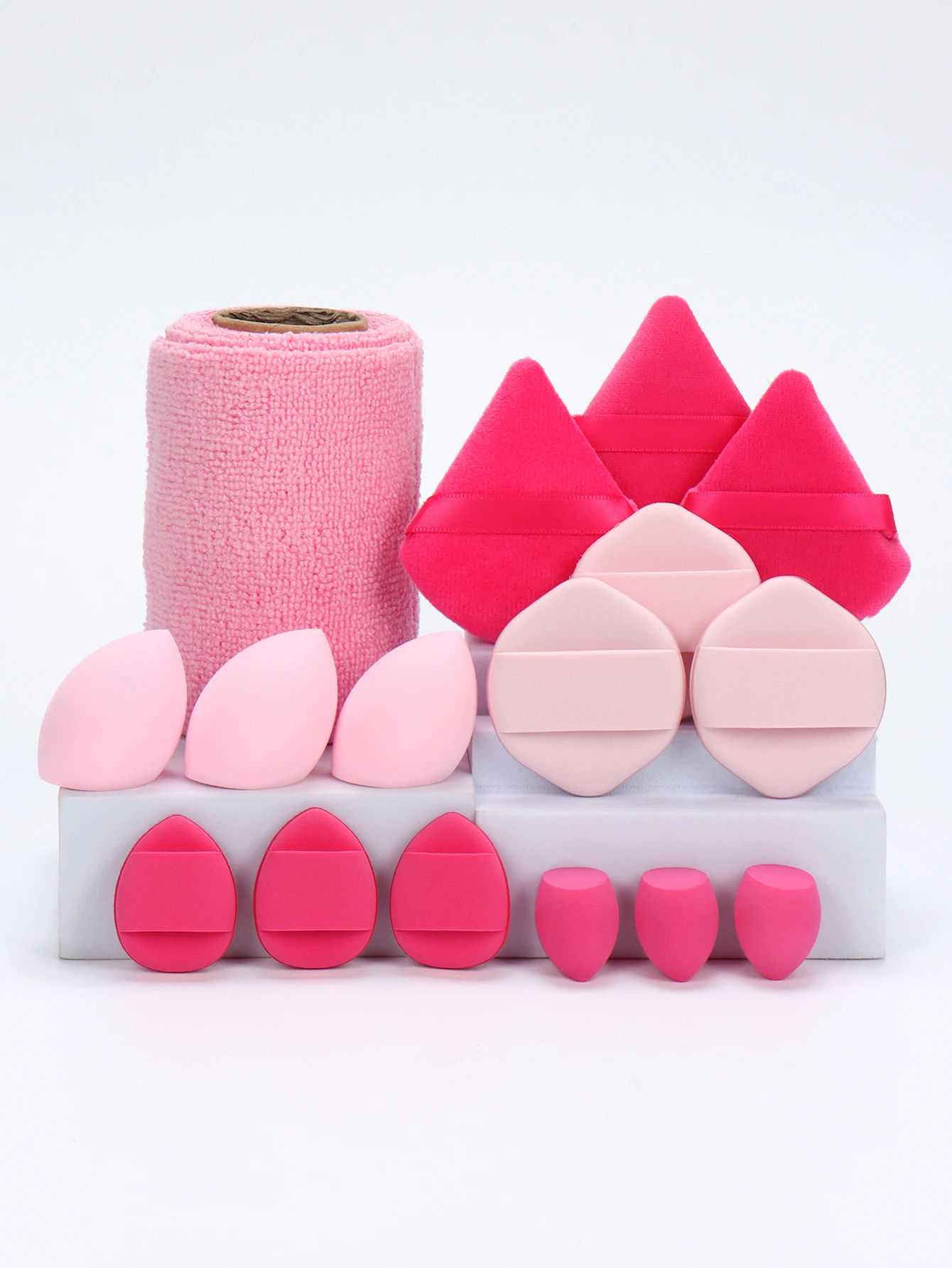16-Piece Roll Makeup Remover Pad Set, Mul-Functional Makeup Tool, Can Be Hand-Tearable, Easy to Carry, Reusable Makeup Remover 2