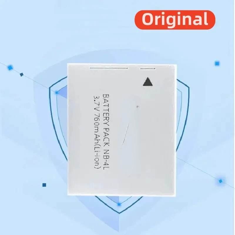 

100%Original 760mAh for Canon NB-4L IXUS40/50/55/60/65/70/75/80/100 IXUS110/115/117/120/130/220/230/255 Camera Battery Charger
