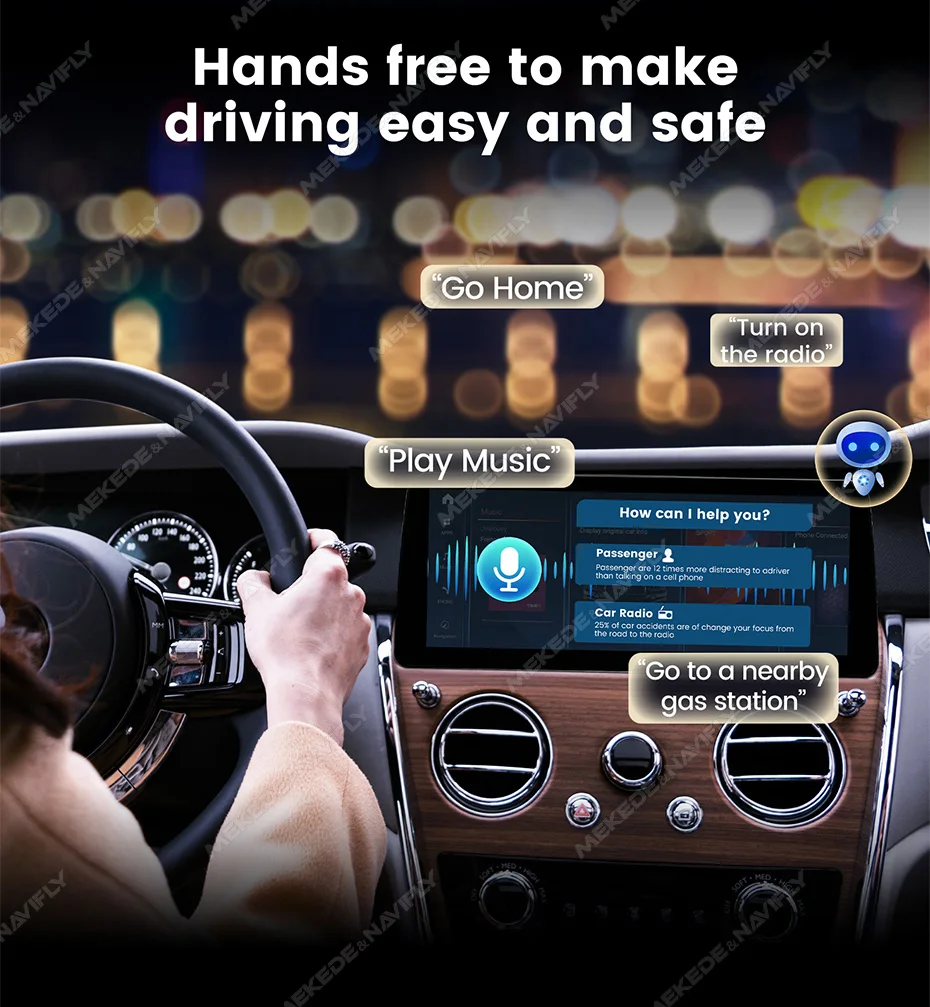 Accessories Link For Qualcomm Snapdragon BMW Benz Screen 360 Camera Voice Control Blu-ray Anti-glare Screen