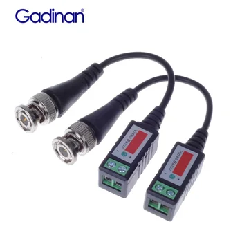 Gadinan BNC CCTV 비디오 발룬 패시브 트랜시버, CCTV UTP 트위스트 비디오 발룬, 최대 3000 피트 범위 UTP 발룬, BNC Cat5