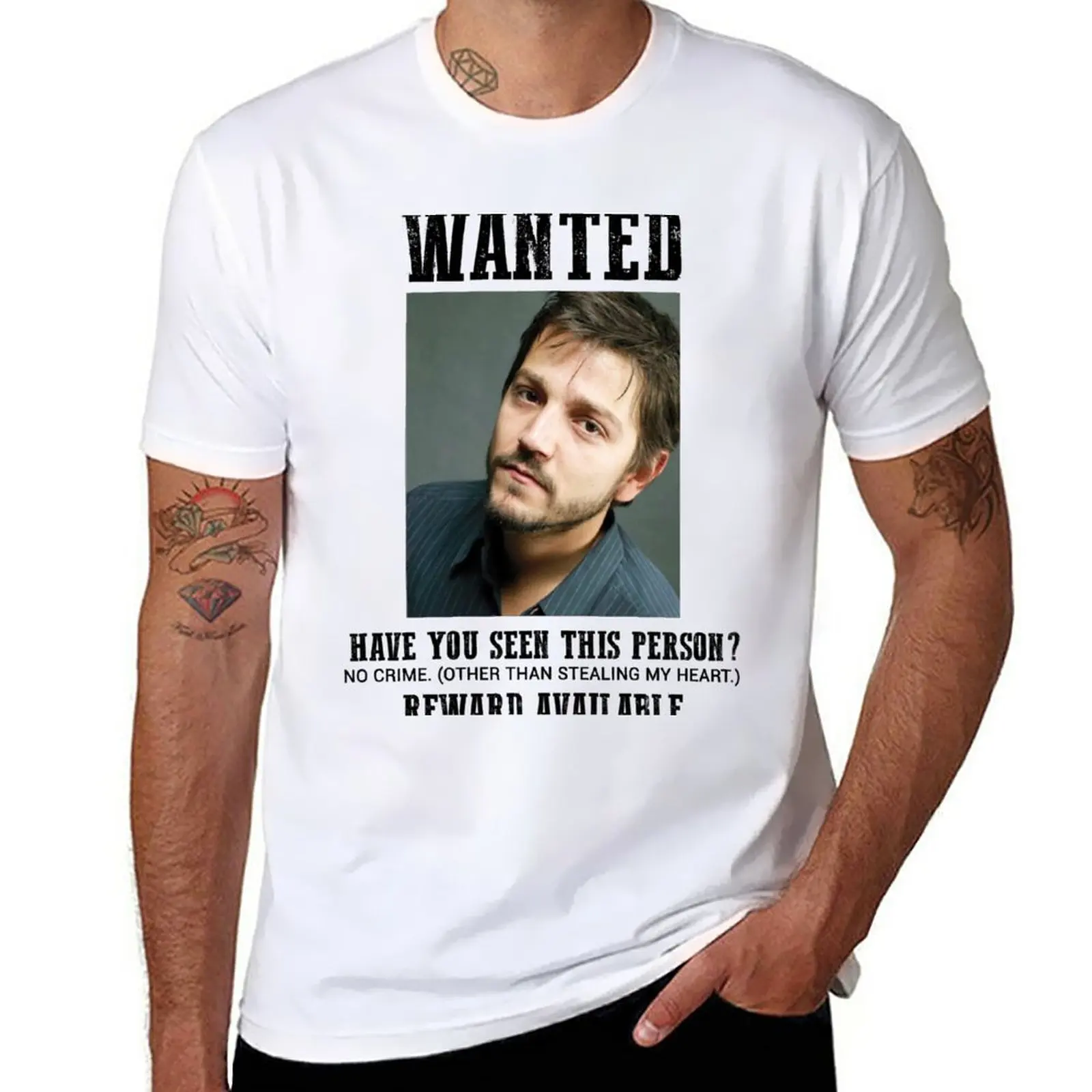 

wanted: diego luna T-Shirt sweat tees mens clothes