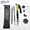 LIGHTEN UP 280g Aluminum Alloy Trekking Poles Collapsible Telescopic Sticks Lightweight Walking Hiking Stick Climb 1
