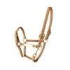 Horse Halters Horse Equipment Double Layer Leather Brass Fittings Halter 2