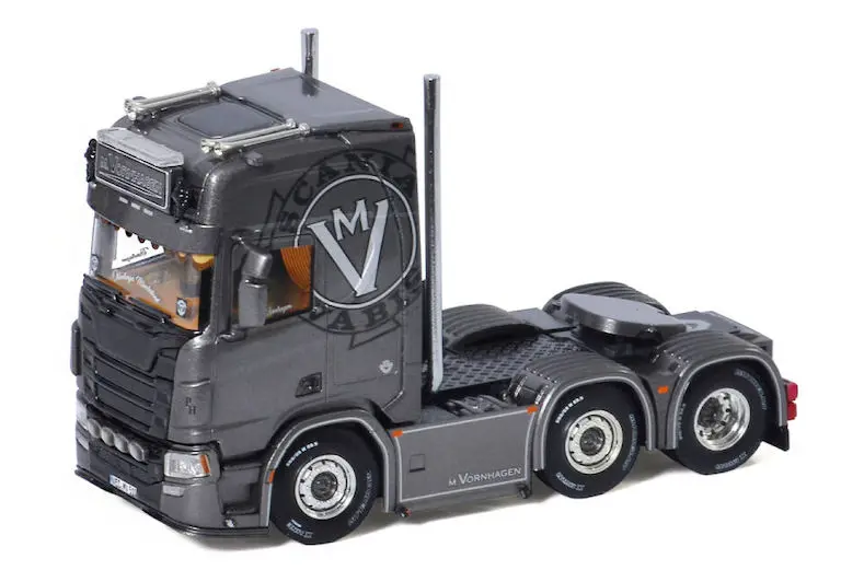 

Collectible Alloy Model Gift WSI 1:50 Scale Sca-nia HIGHLINE CR20H 6x2 Transport Truck Tractor Vehicle Diecast Toy Model 01-3381