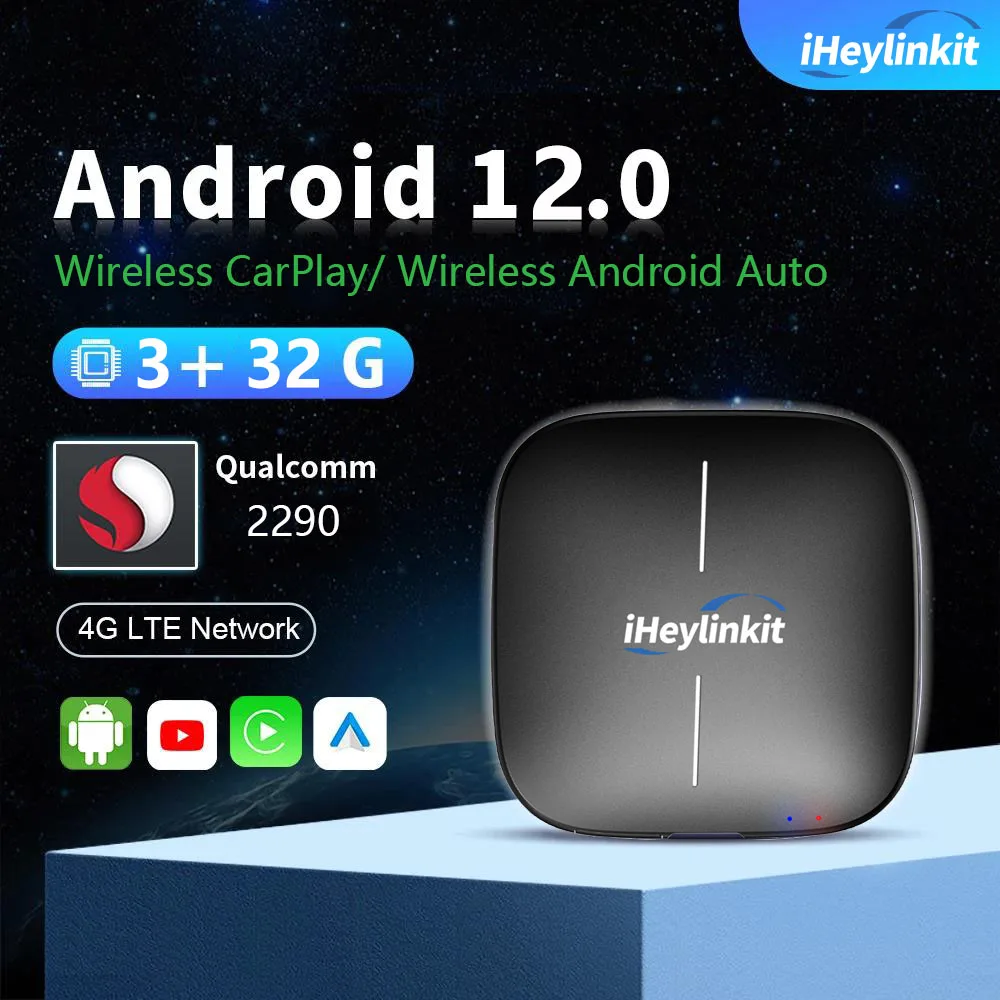 Iheylinkit Carplay Mini Ai Box Andoroid 12 Wireless Carplay Android